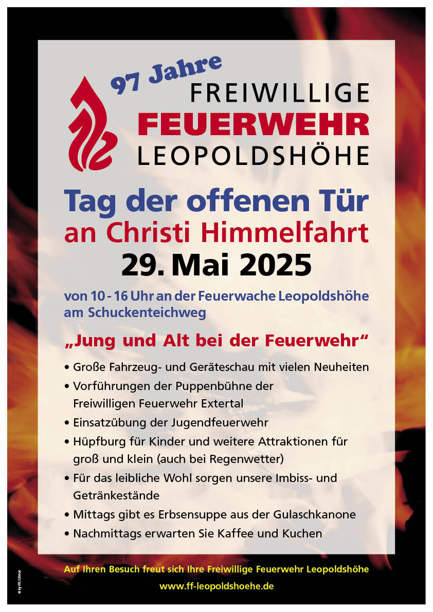 Plakat Tag der offenen Tür