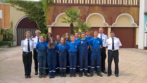 Jugendfeuerwehr im Movie Park